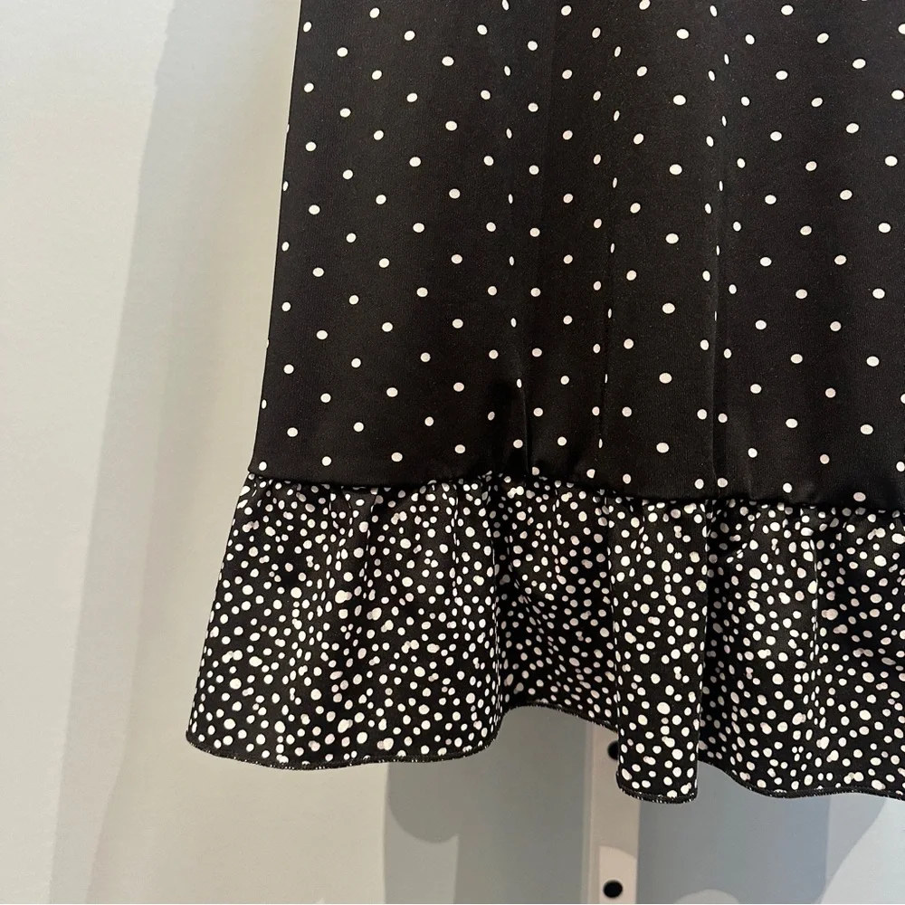 Victoria’s Secret Marilyn Monroe Black and White Polka Dot Slip Dress XL